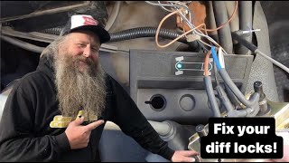 How to fix your VW T3 T25 Vanagon Syncro Diff Locks *FULL VIDEO