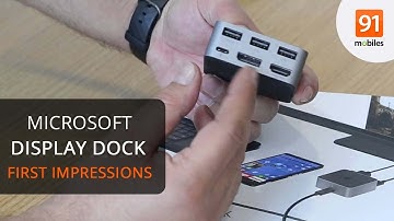 Microsoft Display Dock: First Look | Hands on | Price