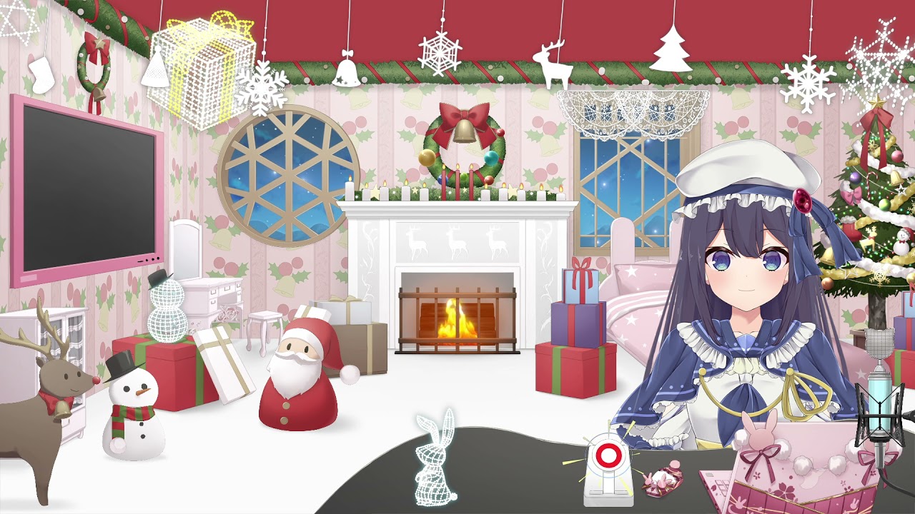 Vtuber向けフリー素材】早押しクイズボタン【うさねこ式カスタムお部屋
