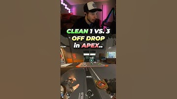 CLEAN 1 VS. 3 OFF DROP in Apex Legends #apexlegends #apexlegendsclips #apexclips