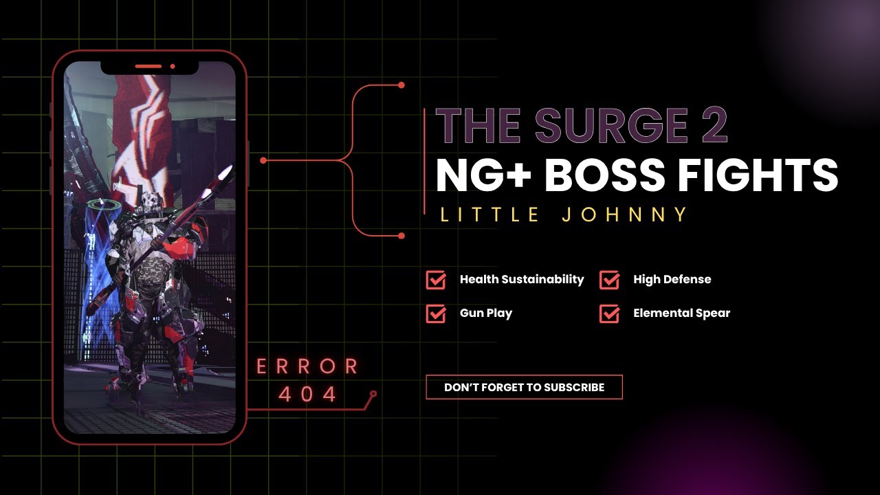 Johnny Boss The Surge 2: Little Johnny BOSS FIGHT NG+ - YouTube