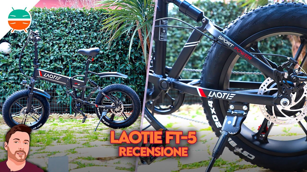 Recensione LAOTIE FT-5 (con SUPER sorpresa): la migliore fat bike elettrica  a meno di 1000 euro - YouTube