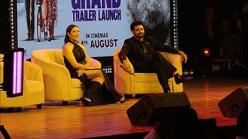 Conversation between Megastar Dev & Lady Superstar Subhashree || Dhumketu Grand Trailer Launch Event