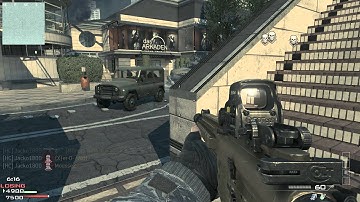 MW3 Gameplay Team DeathMatch Arkaden Score 52-6 Hackers Again 6 games in a row boo