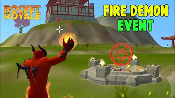 Rocket Royale FIRE DEMON EVENT IN SAKURA GARDEN - Android gameplay #80