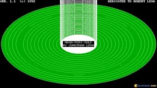 Mean Mini Golf gameplay (PC Game, 1992)