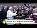 Las salidas de protocolo del Papa | Bienvenidos