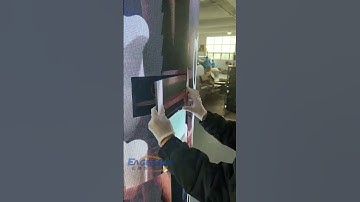 Cylindrical flexible LED display #ledscreen #ledwall #ledpanel #ledmodule #ledsign #eagerled