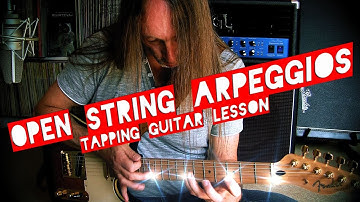 Open String Arpeggios (tapping guitar lesson) 🎸 Guitar-Nerdery 061