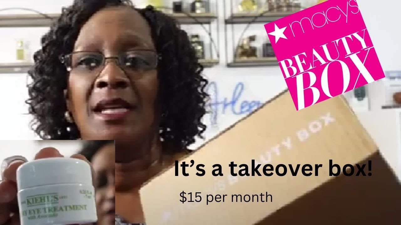 Macy's Beauty Box Subscription Unboxing Take Over Box (Kiehl's) June