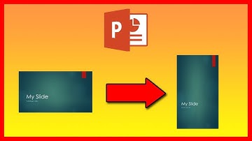 How to change from Landscape to Portrait in Powerpoint 2016