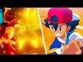 Ash vs leon  full battle  pokemon amv
