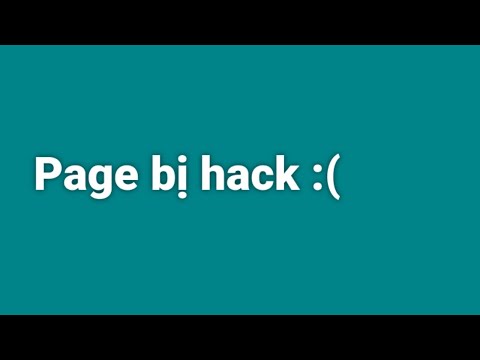 Page bị hack