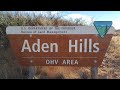 12-15-2021, A Look At Aden Hills OHV Area