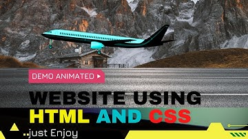 How To Create Animated Website ?? #Html, #Css, #javascript, #Demo