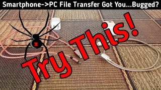 usb debugging enabled but suddenly cannot transfer files from android phone to pc? - easy fix