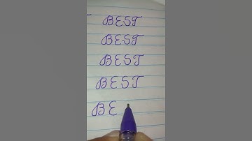 How To Write English Cursive Writing Word BEST - quek write 001 Handwriting #shorts
