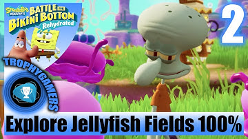 SpongeBob SquarePants Battle For Bikini Bottom Rehydrated - Explore Jellyfish Fields 100%