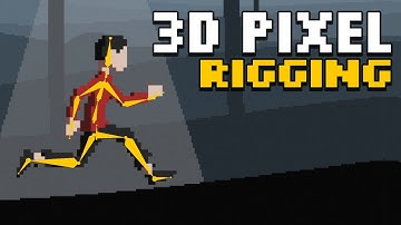 Animating a 3D Pixel Art Character - Blender Tutorial