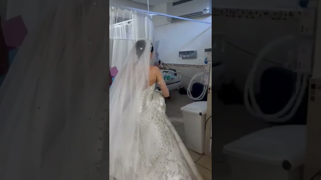 ❗️ Невеста в больнице Рамбам, Хайфа - посетила отца после инсульта перед свадьбой 🙏