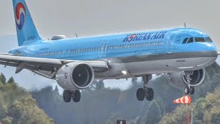 [13Minutes] SCARY Winds MAX51Kts Plane Spotting TAKEOFF & LANDING at JAPAN (KOJ)4K