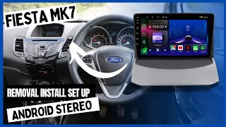 Ford Fiesta MK7 Radio Removal Android Car Stereo Installation Set Up Head Unit CarPlay Android Auto