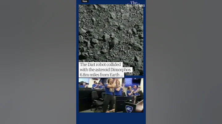 Nasa crashes spacecraft into asteroid #shorts