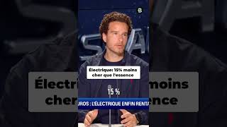 Électriques : 15 % moins cher que l'essence !