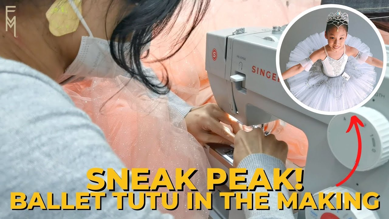 SNEAK PEAK! BALLET TUTU IN THE MAKING | BALLET TUTU SEWING COURSE - YouTube