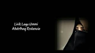 Ummi (lirik dan terjemahan)