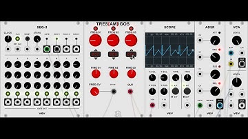 Autodafe Modules for VCV Rack - Tres[AM]igos