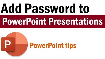 How to Password Protect a PowerPoint Presentation | Add Password to Powerpoint | Powerpoint Password
