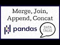 Merge, Join, Append, Concat - Pandas