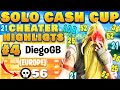 AIMBOT CHEATER Places 4TH in SOLO CASH CUP 🏆 56 Kills - Full Match Highlights | DiegoGB