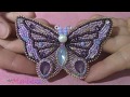 DIY Tutorial Farfalla Daya - Butterfly  | MissGiuliaa | Bead embroidery | voice over