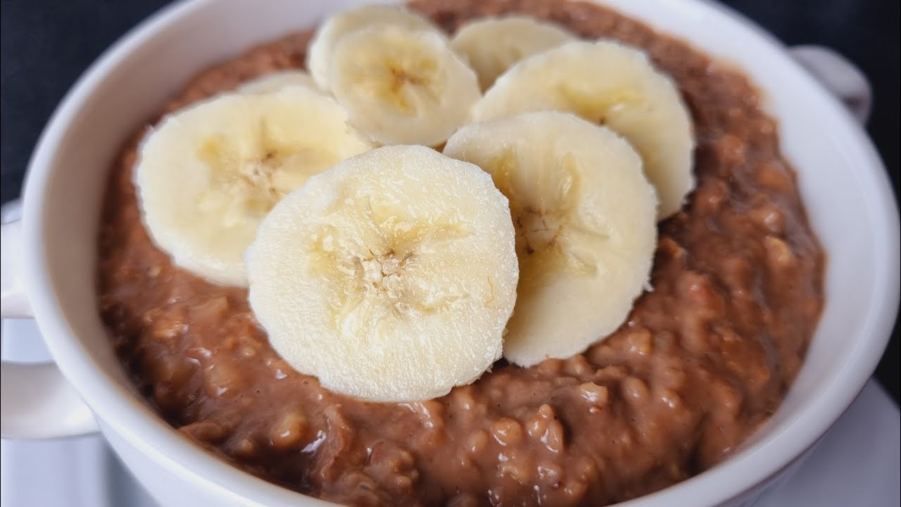 En İyi Yulaf Ezmesi Tarifi/ YULAFLI KAKAOLU MUZLU KAHVALTI TARİFİ/İNANILMAZ TOK TUTUYOR