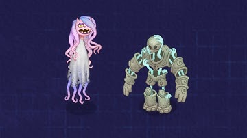 My Singing Monsters - Monculus and Epic Whisp (Ethereal Island) - animation/Sound (Life-Formula)