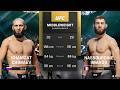 EA Sports UFC 6 - Khamzat Chimaev Vs Nassourdine Imavov I FULL FIGHT (PS5)