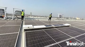 Efficient One-Pass Cleaning at Yangzhou 11MW Solar Farm