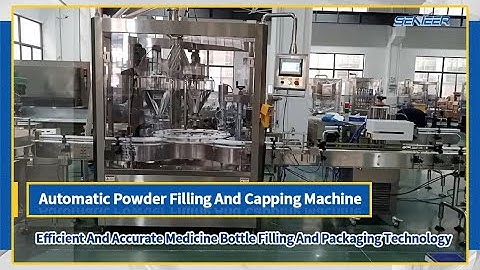 Automatic Powder Filling And Capping Machine | Efficient Bottle Filling And Packaging Technology