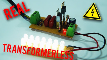 Diy Real Transformerless Power Supply