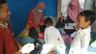 pelaksanaan pin polio KB/TK Roudhatul Ulum