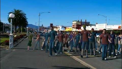 massive crowd rendered in maya - mass2maya v0.5 full version