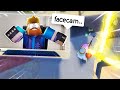 i played Arsenal with "FACECAM"... (Arsenal Roblox)