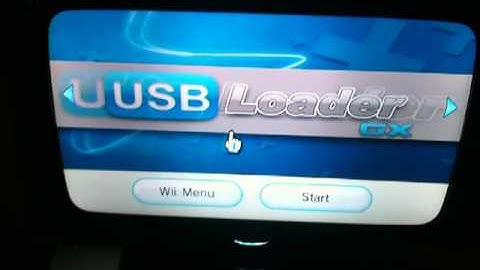 USB Loader GX startup