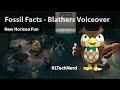 Fossil Facts - blathers voiceover - Animal Crossing New Horizon