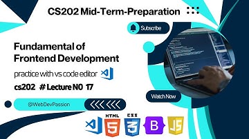 cs202 short lecture 17 | vu short Lectures | Fundamental Of Frontend Development