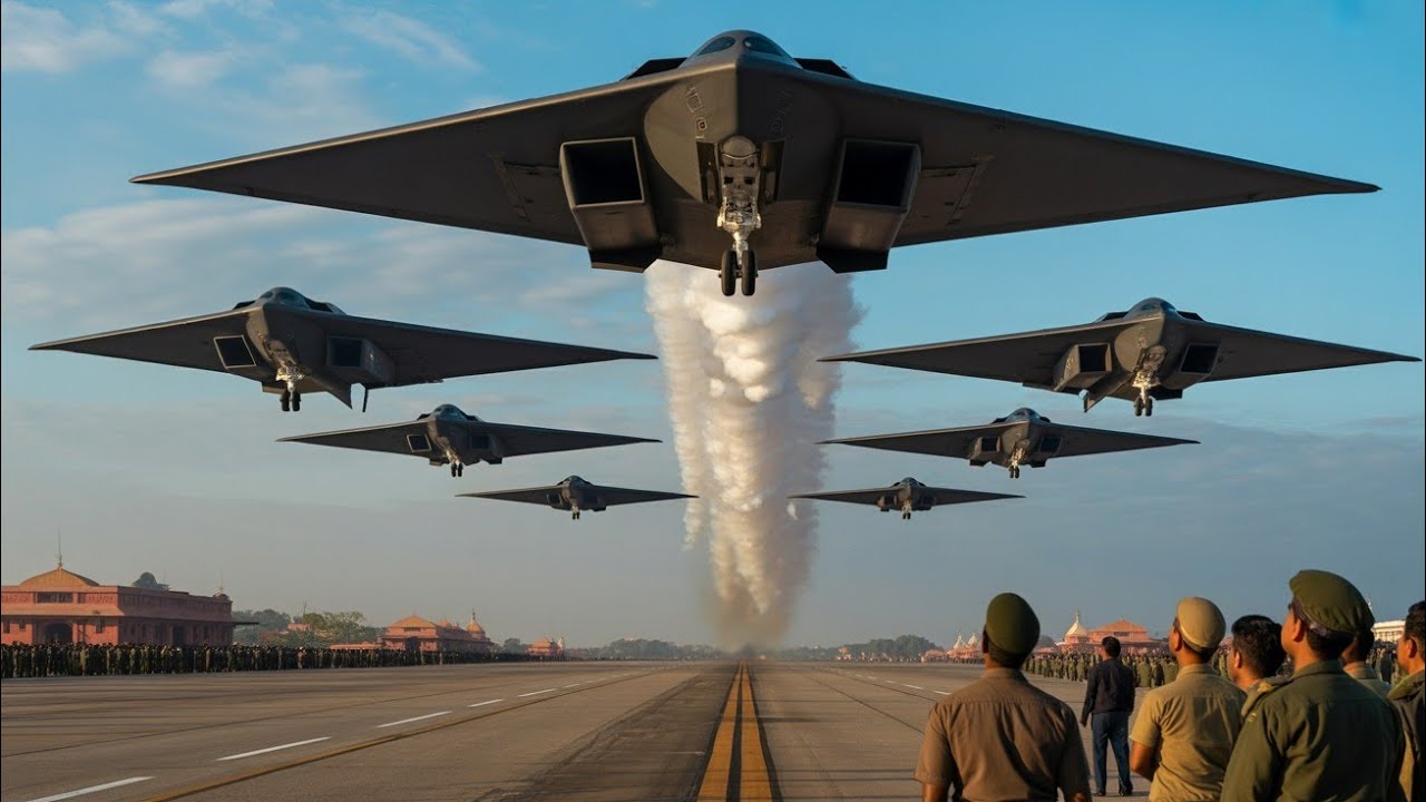 Пакистан в шоке! Десятки бомбардировщиков B-2 взлетают к границе с Индией