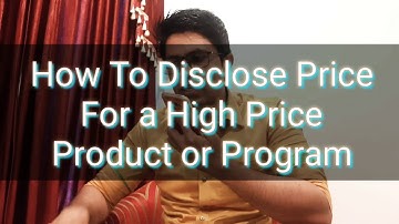 How to Disclose Price in a Sales Call? Dev Gadhvi