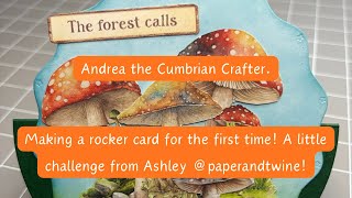 Making a rocker card for the first time! A little challenge from Ashley @paperandtwine 🥰